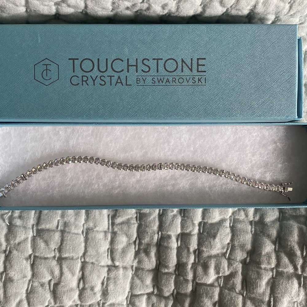Touchstone crystal tennis bracelet